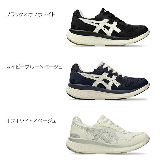 アシックスウォーキング スニーカー レディース O脚 歩きやすい 疲れない 3E 幅広 1242A019 ウェルネスウォーカー ニーズアップ ウォーキングシューズ 通勤 靴の画像