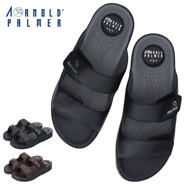 Arnold Palmer（アーノルドパーマー） サンダル メンズ 黒 ブラック
