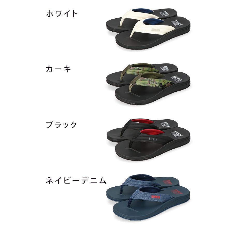 EDWIN（エドウィン） ビーチサンダル メンズ 履きやすい 歩きやすい