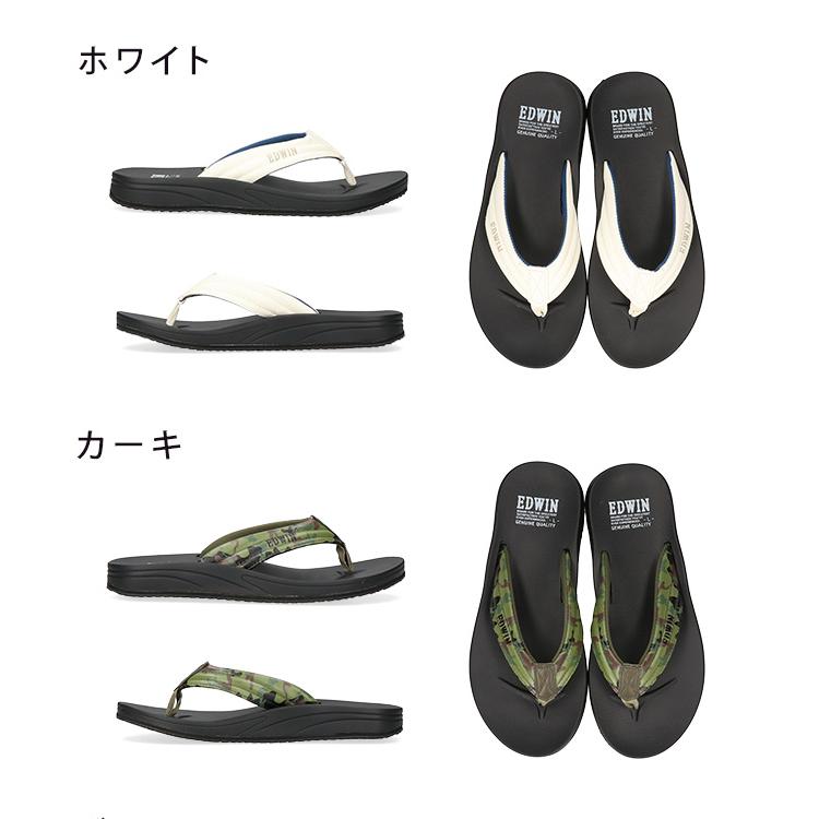 EDWIN（エドウィン） ビーチサンダル メンズ 履きやすい 歩きやすい