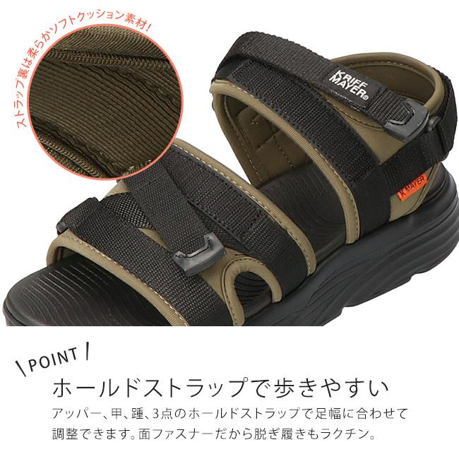 KRIFF MAYER クリフメイヤー サンダル メンズ 黒 スポーツ KRIFF MAYER クリフメイヤー サンダル メンズ 黒 スポーツ
