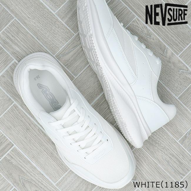 NEV SURF（ネブサーフ） スニーカー メンズ レディース 防水 白 軽量