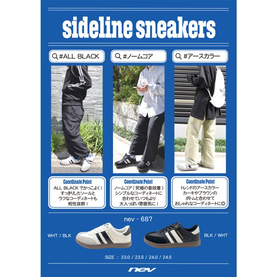 NEV SURF（ネブサーフ） スニーカー レディース 歩きやすい 軽量 黒 白