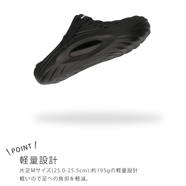 NEV SURF（ネブサーフ） サンダル メンズ サボサンダル 軽量 厚底 幅広