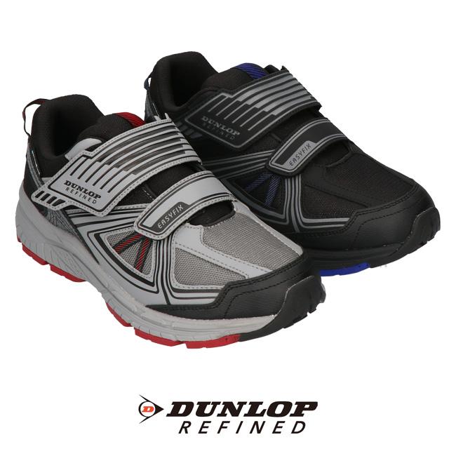DUNLOP REFINED ダンロップ リファインド スニーカー メンズ 防水 黒