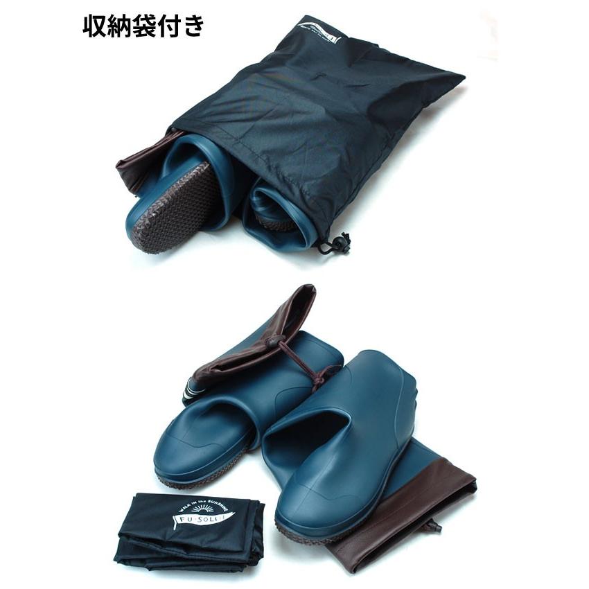 持ち運べる レインブーツ 長靴 レディース メンズ ポータブルブーツ