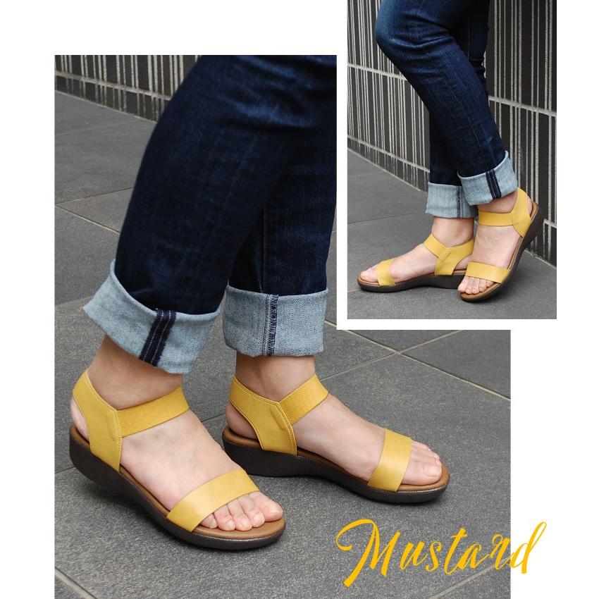 サンダル 歩きやすい 疲れない 痛くない ウェッジソール 軽量 柔らかい