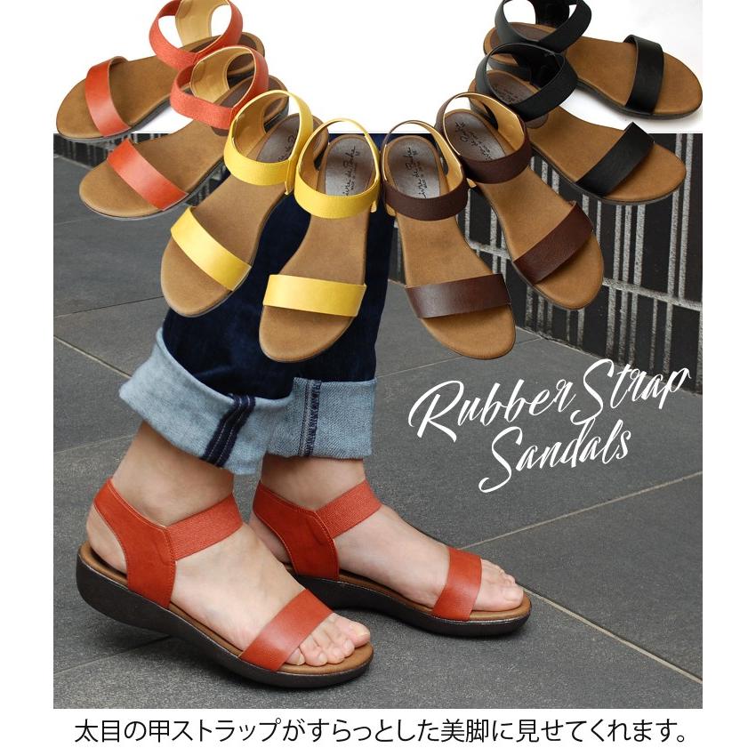 サンダル 歩きやすい 疲れない 痛くない ウェッジソール 軽量 柔らかい