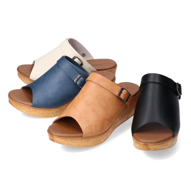 パルティエダボール サンダル レディース 厚底 ウェッジソール 疲れ