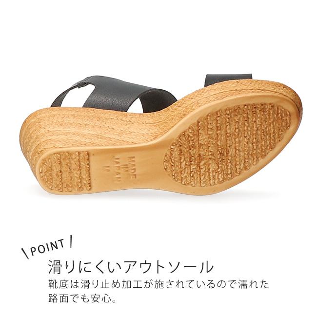 サンダル レディース ウェッジソール 歩きやすい 疲れない 痛くない
