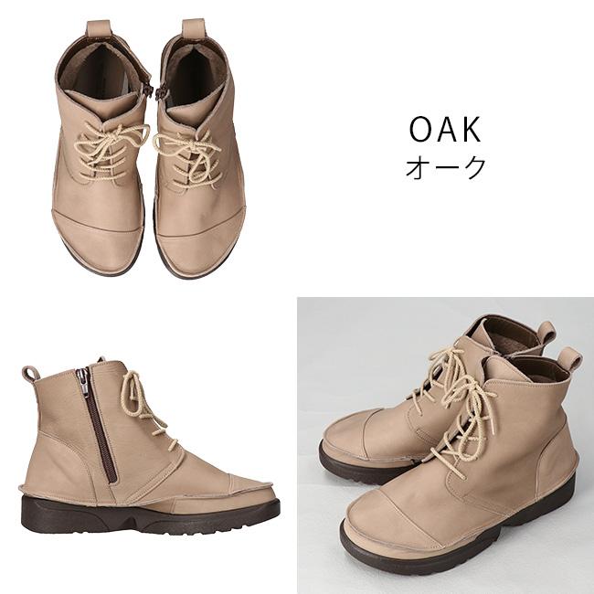 アーチコンシェル ブーツ ショート レディース 本革 編み上げブーツ