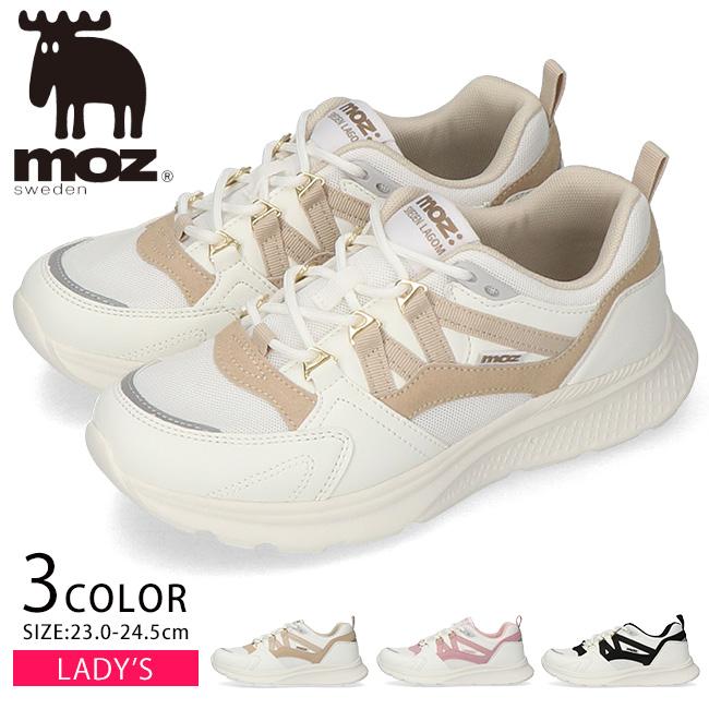 moz（モズ） スニーカー レディース 歩きやすい 疲れない 軽量 厚底