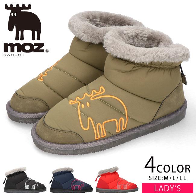 moz モズ ダウンブーツ レディース ボア ファー 履きやすい 歩きやすい