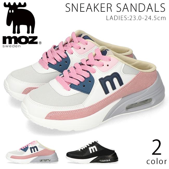 moz（モズ） サンダル レディース かかとなし スニーカーサンダル エア
