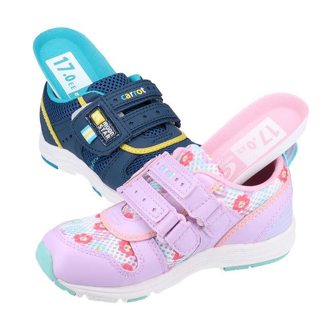 CARROT ムーンスター キャロット CR C2175 キッズ ジュニア スニーカー