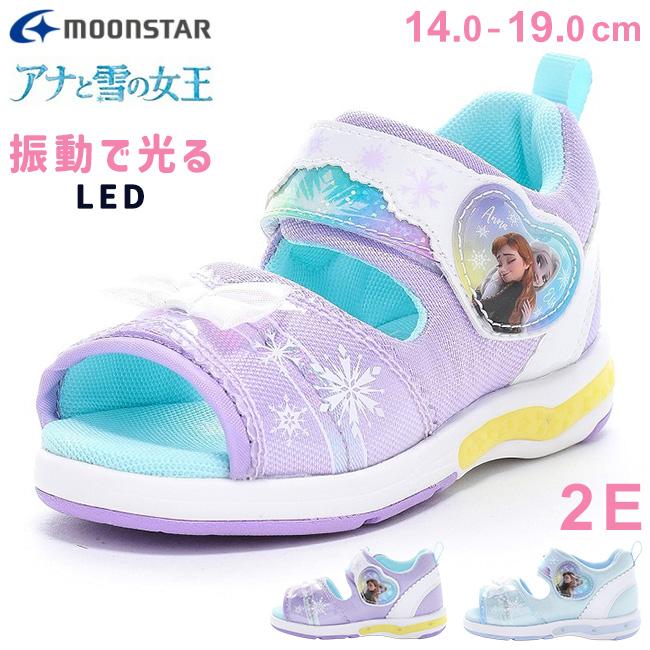 MoonStar（ムーンスター） ディズニー サンダル キッズ 光る 履き