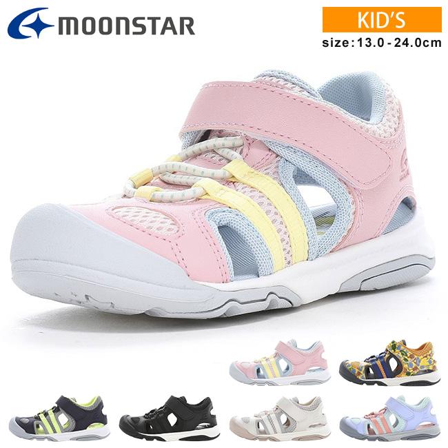 MoonStar（ムーンスター） サンダル キッズ 男の子 女の子 2E 軽量