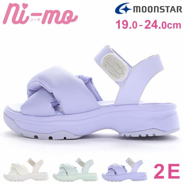 Ni-mo ムーンスター ニーモ サンダル キッズ 厚底 女の子 歩きやすい