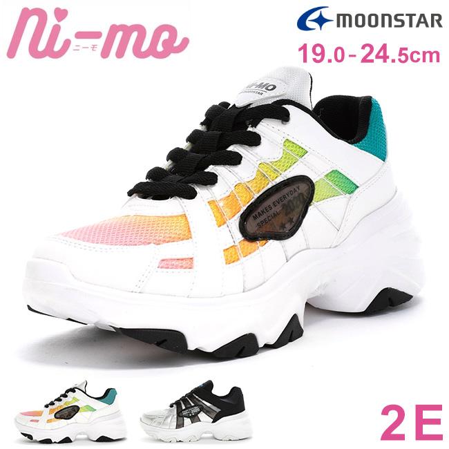 Ni-mo ムーンスター ニーモ スニーカー キッズ 女の子 歩きやすい 厚底