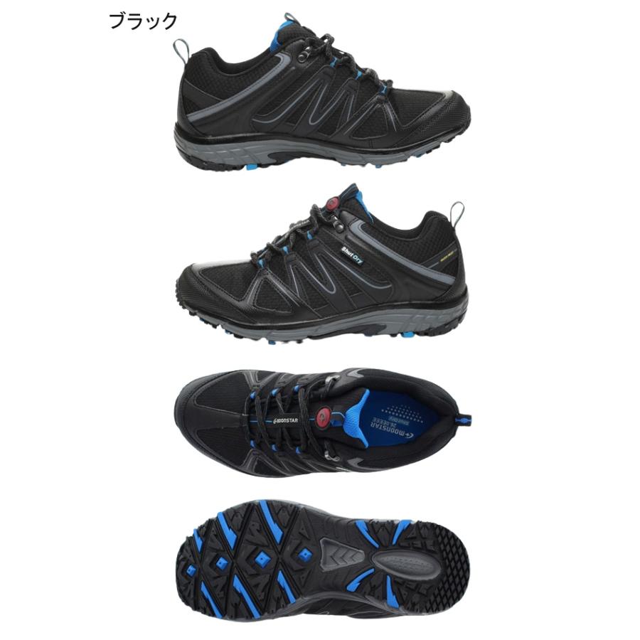 ムーンスター スニーカー メンズ 防水 4E 幅広 軽量 履きやすい 歩きやすい おしゃれ アウトドア SPLT SDM01 サプリスト 黒 雨 雪 トレッキングシューズ 靴の画像