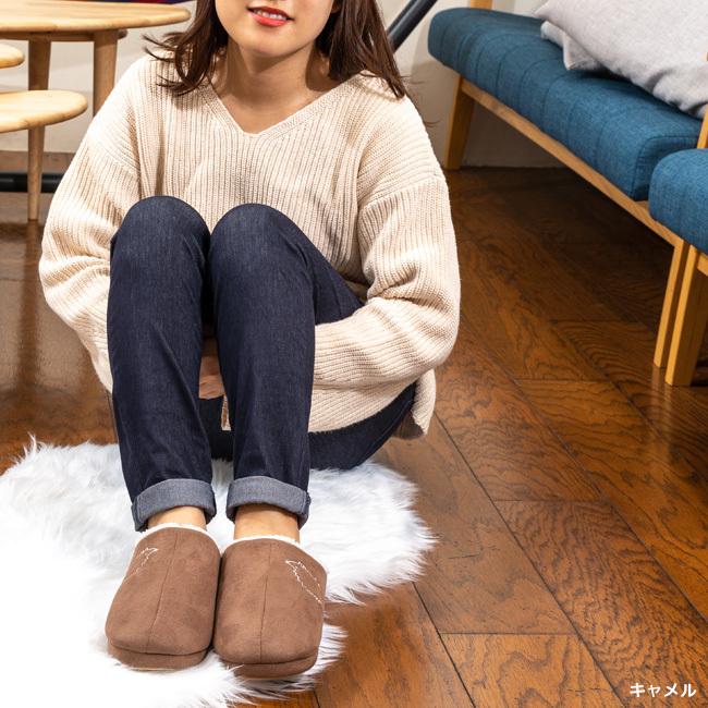 ルームシューズ レディース もこもこ 暖かい ボア おしゃれ かわいい 