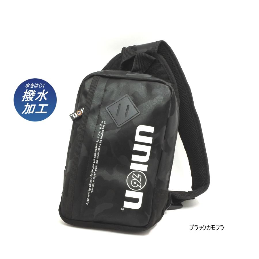 UNION76 スリングバッグ 76-690 スクエア ボディバッグ 撥水 おしゃれ