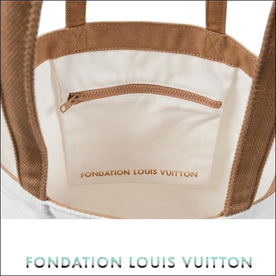 ルイヴィトン美術館 トートバッグ 新作 ポケット付き ギフト Fondation