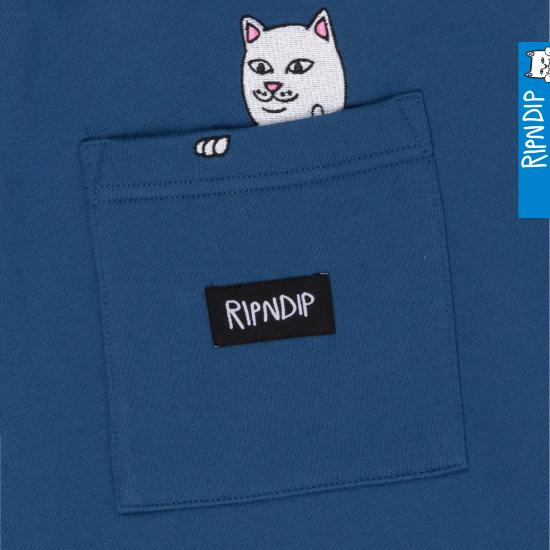 リップンディップ スウェット ショーツ RIPNDIP PEEK A NERM SWEATSHORTS (PACIFIC BLUE)｜hakko-chem｜05