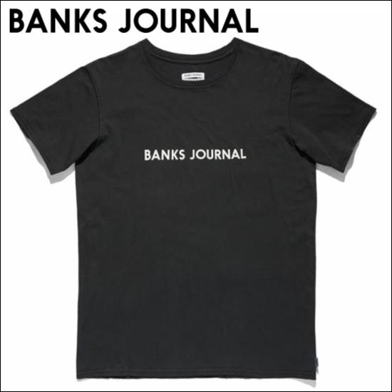 バンクス ロゴ 半袖 Tシャツ 4カラー BANKS JOURNAL LABEL STAPLE TEE｜hakko-chem｜03