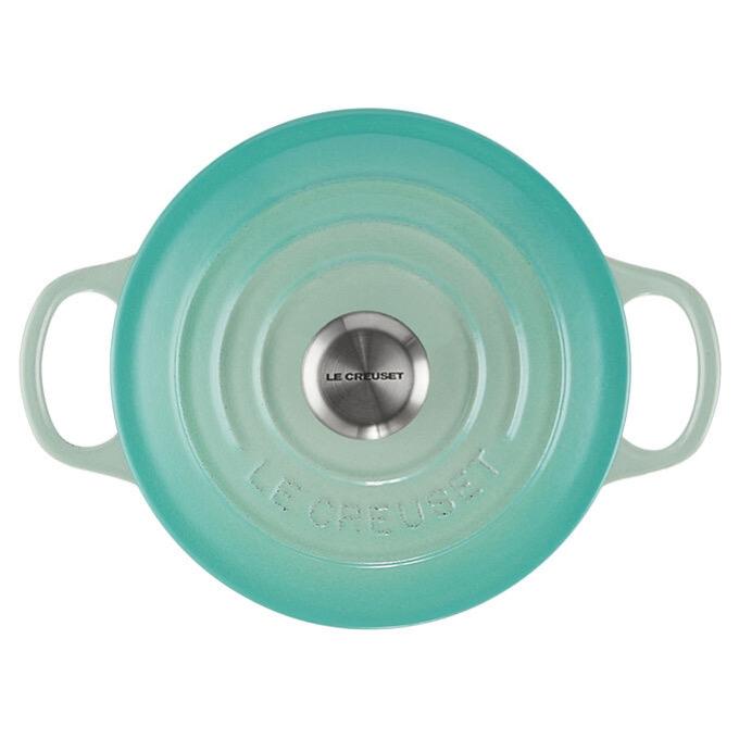 【シグニチャー ココット・ロンド 14cm / クールミント】LECREUSET / ルクルーゼ　鍋　14cm　IH　両手鍋　プレゼント　ギフト　ポイント15倍　送料無料　｜hako-uri｜03