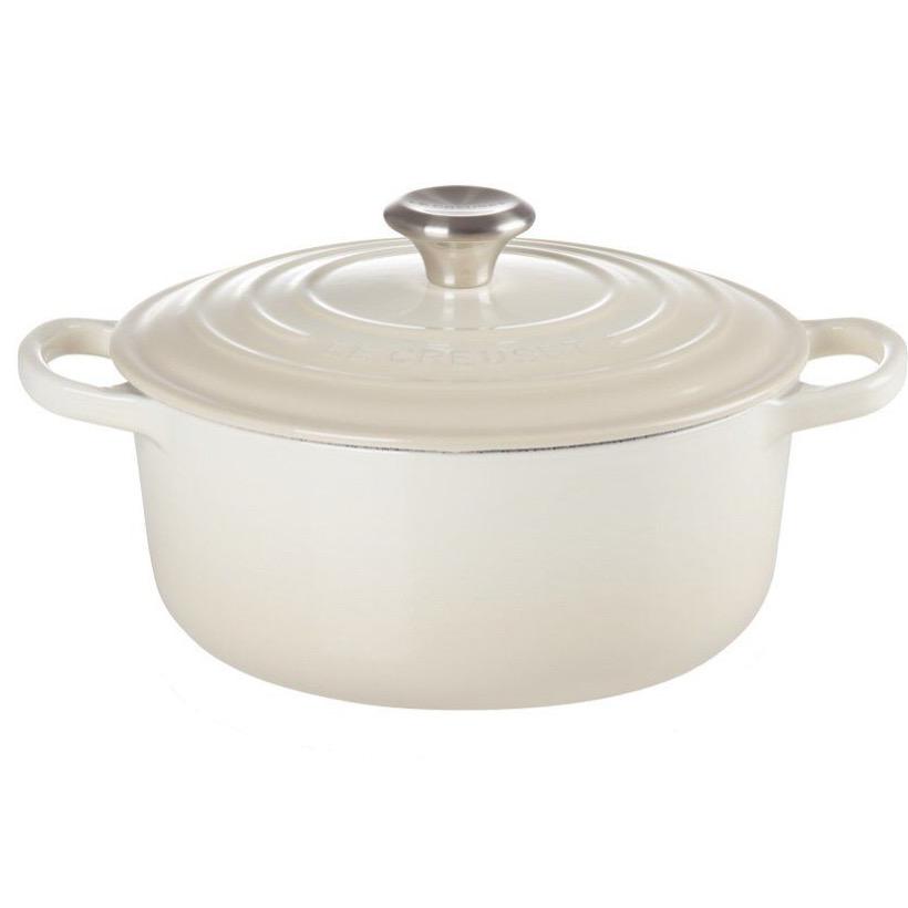 ココット・ロンド 【シグニチャー 20cm / メレンゲ】LECREUSET