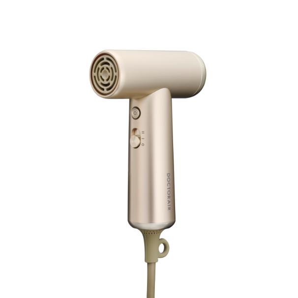 新品未使用・クオリタスヘアドライヤー　シャンパンゴールド ドクターエア（DOCTORAIR） ミラジェットドライヤー シャンパン
