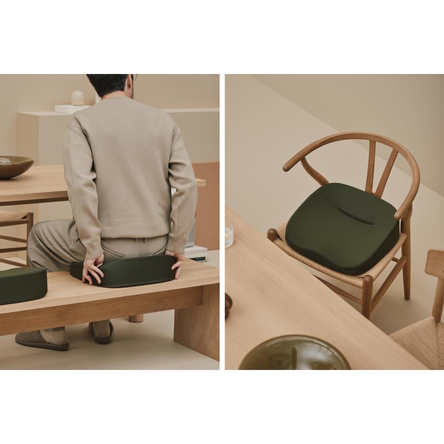 【新品】&MEDICAL　KURA SEAT 姿勢矯正クッション　オリーブ ＆MEDICAL KURA SEAT W（クラシートワーク） オリーブ : Qutia - 通販