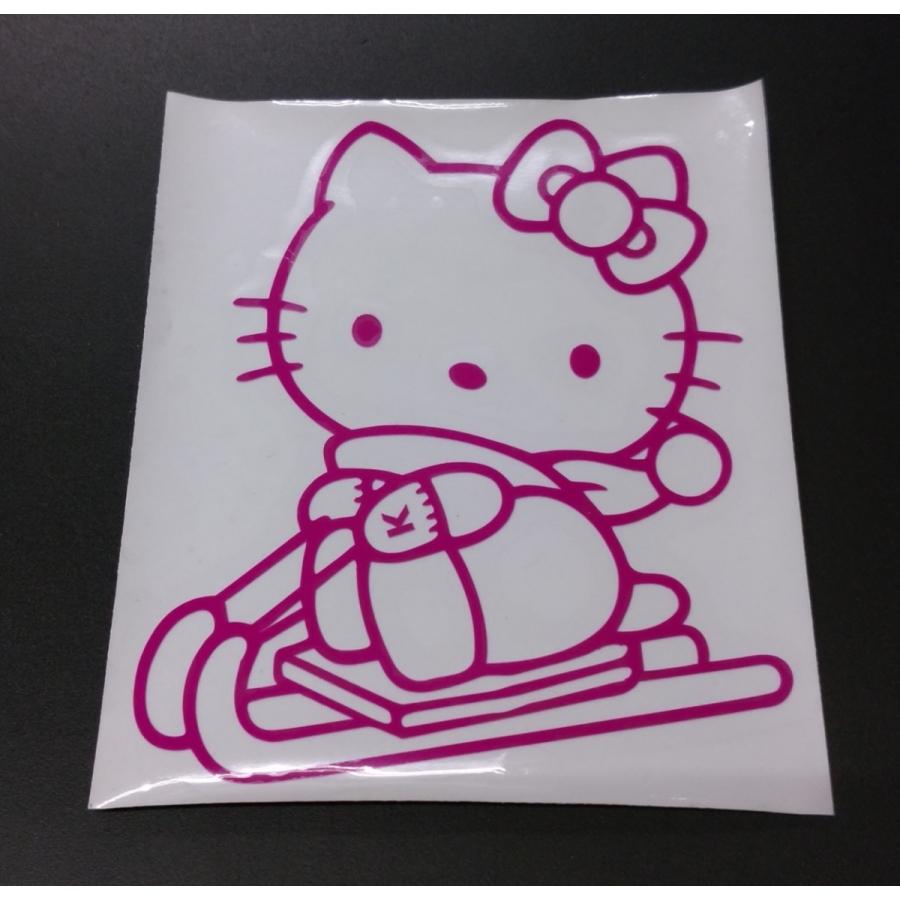 キティちゃん ステッカー そりに乗る 紫色 背景透明 横 約100mm 縦 約1mm Hakobiya 05stkt Spa トラック用品運び屋ヤフー店 通販 Yahoo ショッピング