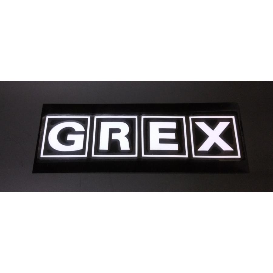 GREX ステッカー 白色/透明背景 横 約216mm 縦 約50mm : トラック用品運び屋ヤフー店 - 通販 - Yahoo!ショッピング