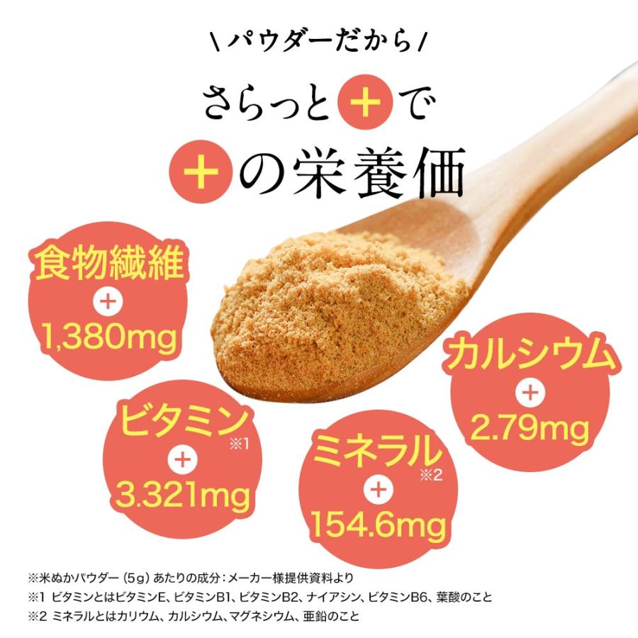 米ぬかパウダー 国産 200g 米ぬか粉末 食用 米ぬか 米糠パウダー 無