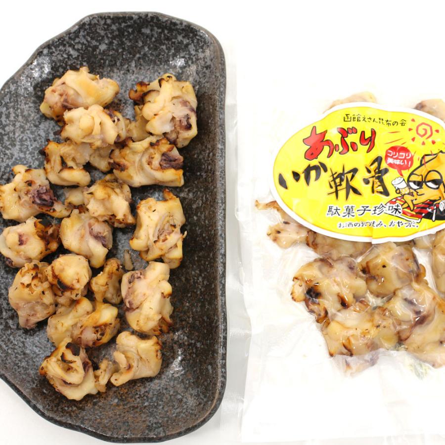 いかなんこつ 函館造り こんがり炙り焼き いか軟骨 108g 炙りなんこつ 焼きいか いか 珍味 おつまみ 焼きいか おやつ メール便 送料無料｜hakodate-e-kombu｜05