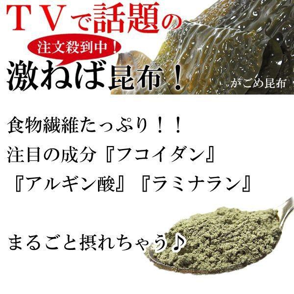 がごめ昆布 粉末 50g×5ヶ送料無料 函館がごめ昆布100％ レシピ付 cpt｜hakodate-e-kombu｜02