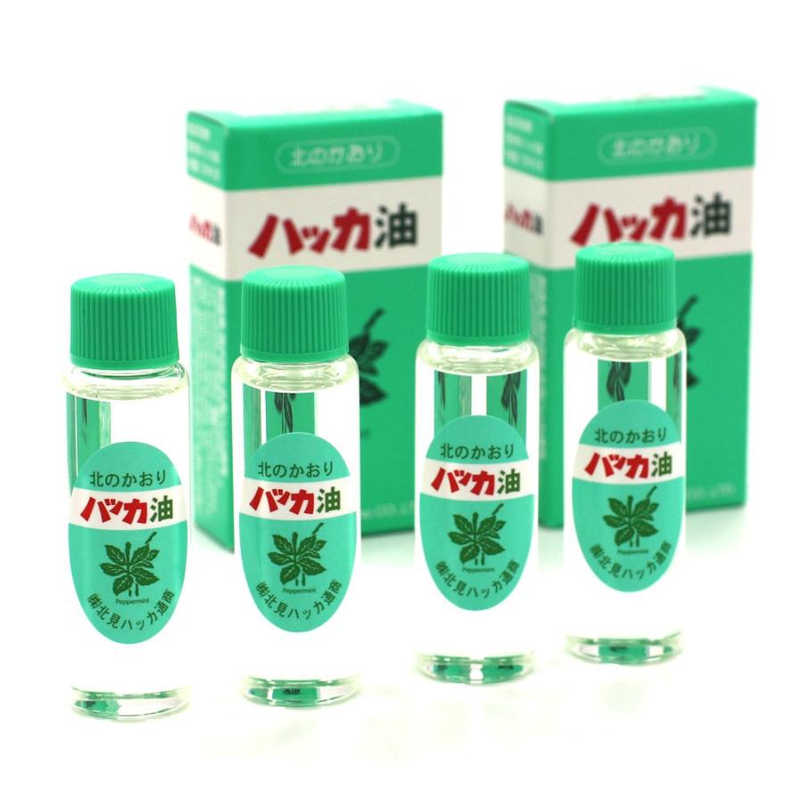 ハッカ油 スプレー用 詰め替え(本体無し) 12ml ×4本 北海道 北見 ハッカ油スプレー 国産 虫よけ メール便 送料無料 ポイント消化 食品 マスクスプレーに｜hakodate-e-kombu｜02