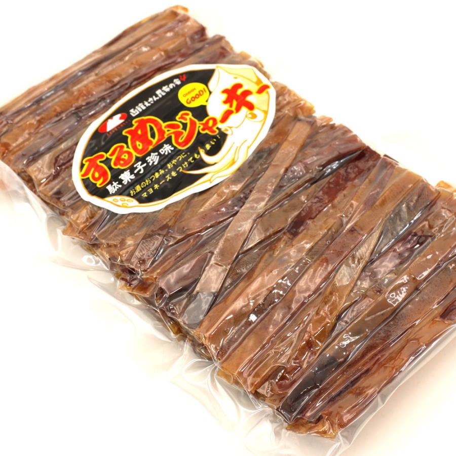 するめジャーキー 炙り 板状 スティック 業務用 500g チャック付き袋 するめスティック いかジャーキー スルメイカ 駄菓子 いか メール便 送料無料｜hakodate-e-kombu｜07