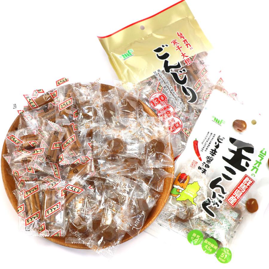 函館えさん昆布の会 ごんじり (醤油味) と 玉こんにゃく (ピリ辛醤油