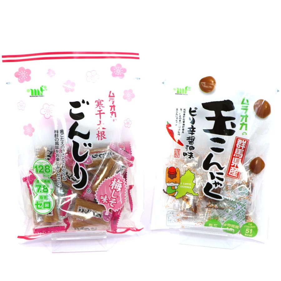 函館えさん昆布の会 ごんじり (梅しそ味) と 玉こんにゃく (ピリ辛醤油