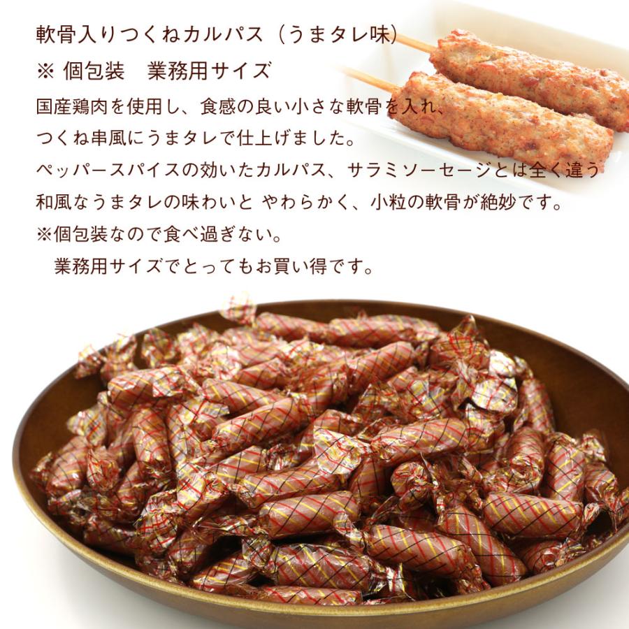 おやつ カルパス 軟骨入り つくね 500g 4g 110個前後 個包装 業務用 山盛り ちびカルパス うまタレ味 国産鶏肉使用 メール便 送料無料 Tukune 函館えさん昆布の会 通販 Yahoo ショッピング