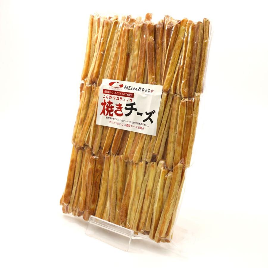 函館えさん昆布の会 焼きチーズ おつまみ こんがりスティック 500g
