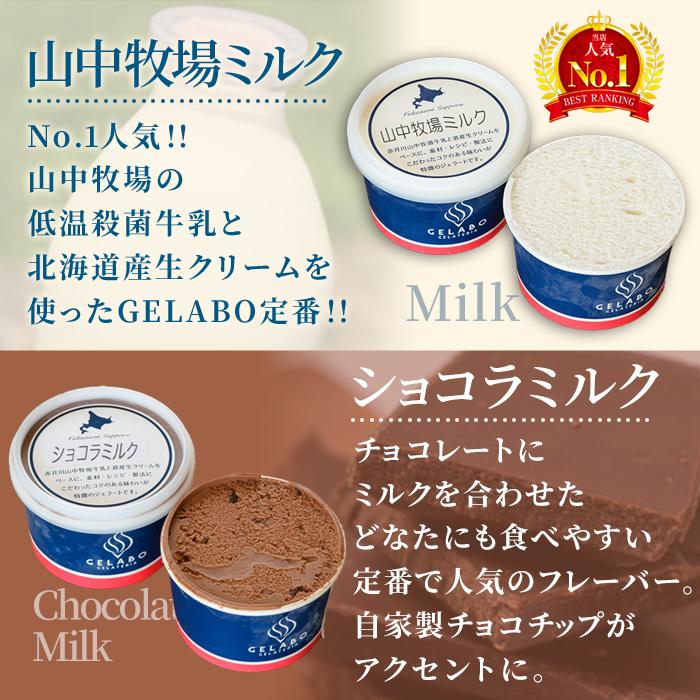 GELATERIA GELABO ジェラボ 定番のジェラートおすすめセット 8個入