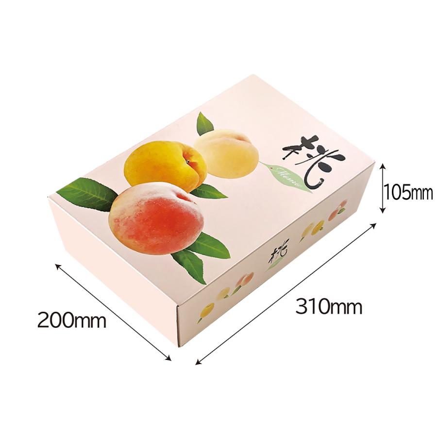 桃ギフト用化粧箱 令和御用もも 小 果物箱 プレゼントボックス 贈答