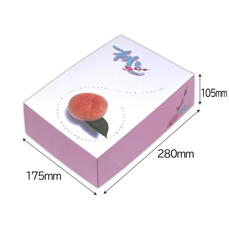桃ギフト用化粧箱 桃の花 果物箱 プレゼントボックス 贈答ケース