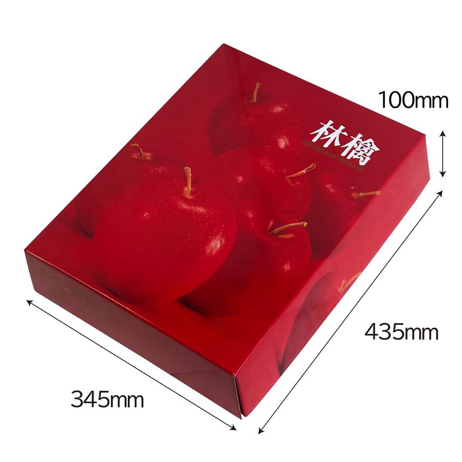 リンゴギフト用化粧箱 レッドアップル(改) 果物箱 プレゼントボックス