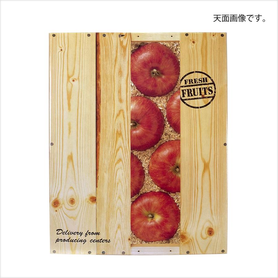 リンゴギフト用化粧箱 ウッド・りんご 深型 果物箱 プレゼントボックス