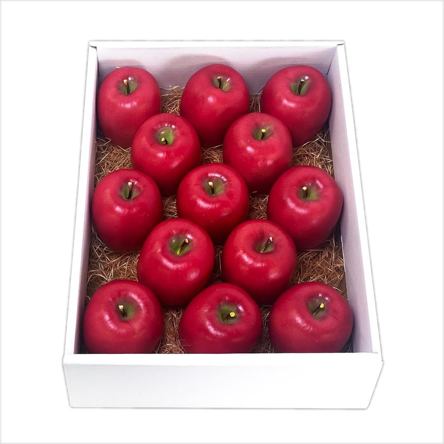 リンゴギフト用化粧箱 ウッド・りんご 深型 果物箱 プレゼントボックス
